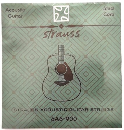 Strauss SAS-900 Akustik Gitar Teli Takım 0.10