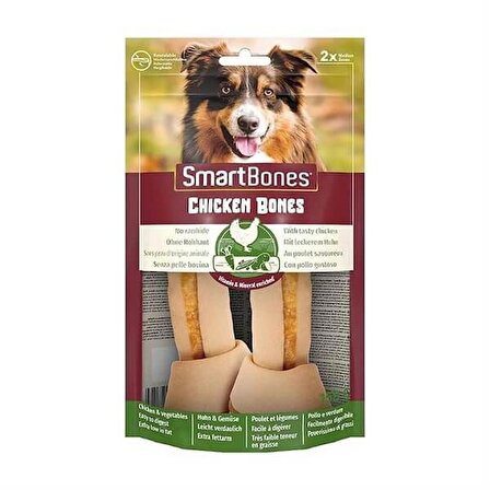 Smart Bones Tavuklu Düğüm Kemik Köpek Ödül Maması M 2 Adet 13 Cm