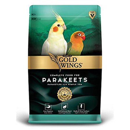 Gold Wings Premium Paraket Yemi 1 Kg