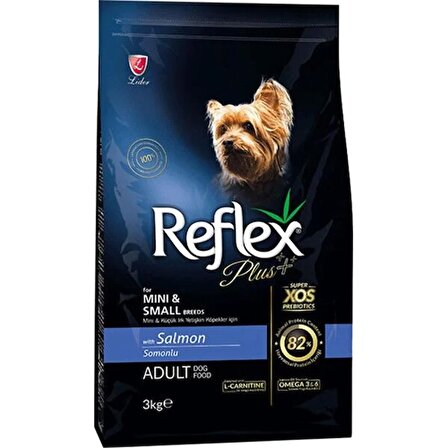 Reflex Plus Adult Somonlu Küçük Irk Yetişkin Köpek Maması 8 Kg