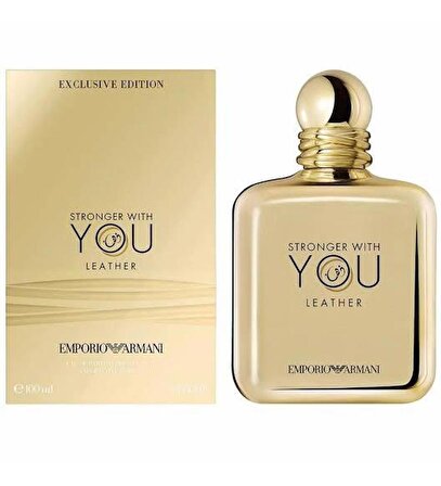 Emporio Armani Strongher With You Leather EDP 100 ml Erkek Parfüm