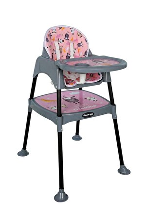 Baby Feeding Çalışma Masalı Mama Sandalyesi 3in1