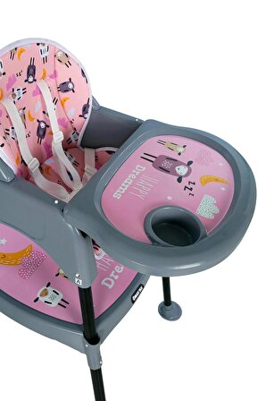 Baby Feeding Çalışma Masalı Mama Sandalyesi 3in1