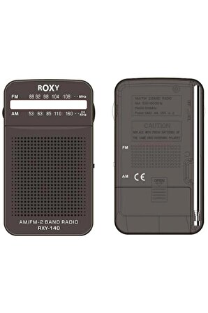 Rxy-140fm Cep Tipi Mini Analog Radyo