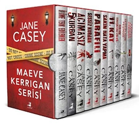 Jane Casey Maeve Kerrigan Serisi Tüm Kitaplar - Kutulu Set