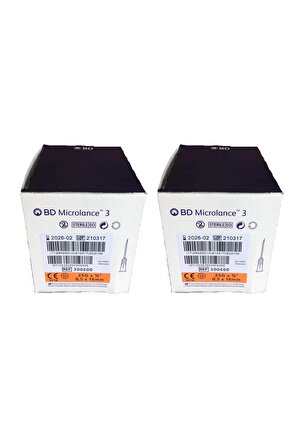 Microlance Turuncu Iğne Ucu 25g X 0,5*16mm (100 Adet) X2 Kutu