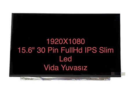 LQ156M1JW01 15.6 '' 30 Pin 1080P FULLHD İPS Slim Led Ekran A+ Kalite