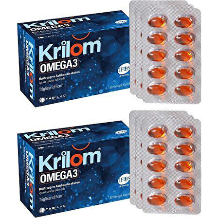 Krilom Omega-3 50 Yumuşak Kapsül-2 ADET-SKT:09/2026