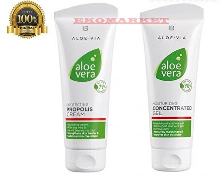 Lr Aloe Vera Propolis Krem + LR Aloe Vera Konsantre Gel-YENİ