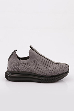 Dgn M015 Kadın Taş Detay Şeritli Sneaker