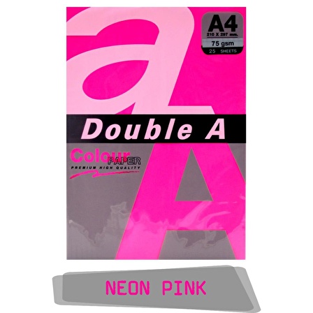 Double A Renkli Fotokopi Kağıdı 25 Li A4 75 gr