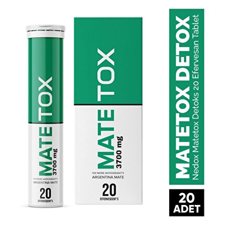 Nedox Matetox Detoks 20 Efervesan Tablet