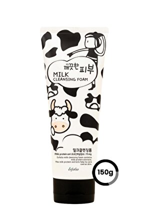 Süt Proteini İçeren Aydınlatıcı Temizleme Köpüğü Esfolio Milk Cleansing Foam 150 g