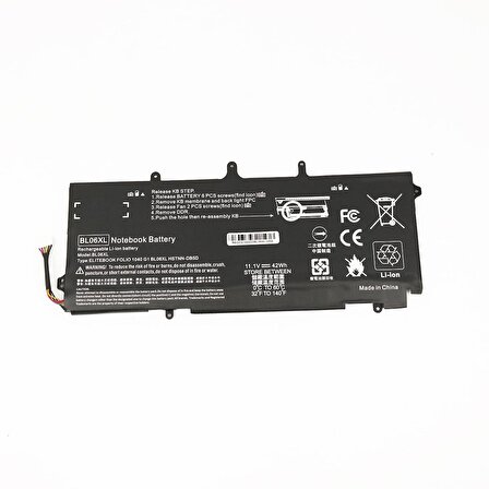 Redox HP BL06XL Uyumlu Notebook Batarya Pil