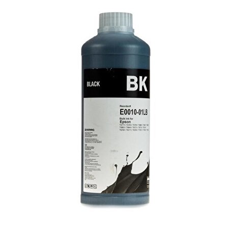 InkTec Epson Muadil 1LT Black Mürekkep (L Serisi)(E0010-01LB)