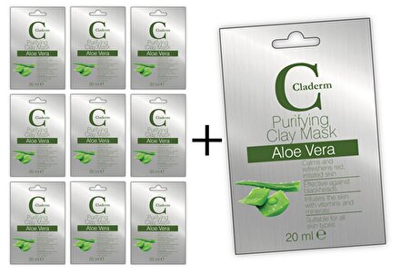 Claderm Aloe Vera 20ml 10 'lu Avantaj Paketi