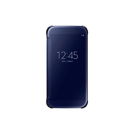 Galaxy S6 Clear View Cover Siyah EF-ZG920BBEGWW