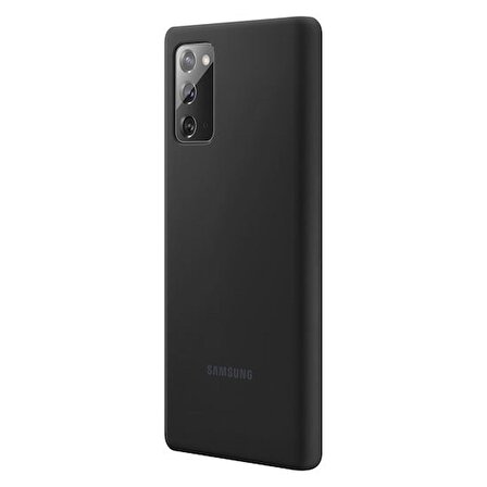 Samsung Galaxy Note 20 Silikon Kılıf - Siyah EF-PN980TBEGWW