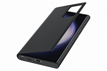 Samsung Galaxy S23 Ultra Akıllı Ekranlı Kılıf - Siyah