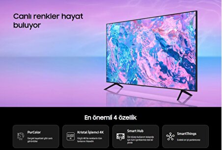 Samsung 65CU7200 4K Ultra HD 65" Tizen LED TV