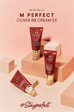 MISSHA Yoğun Kapatıcılık Sunan BB Krem M Perfect Cover BB Cream Ex No: 27  ( 20 ML )