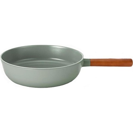 0128 D-NEOG126W FIKA ALUMINYUM DOKUM WOK TAVA 26CM GRI