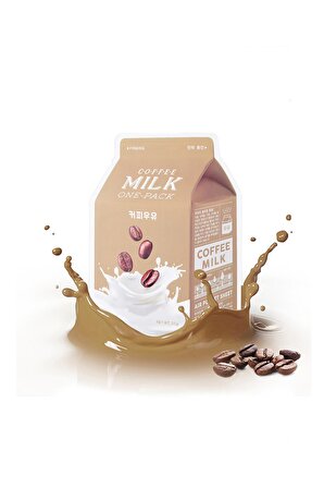 Yaşlanma Karşıtı Yaprak Maske(Kahve-Süt) APIEU Coffee Milk One-Pack