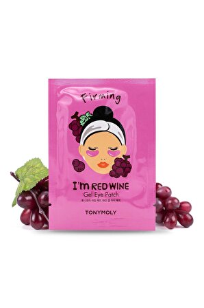 Tonymoly Göz Maskesi I'm Real Sıkılaştırıcı Kırmızı Şarap Alkolsüz Jel Cilt Bakımı 7gr