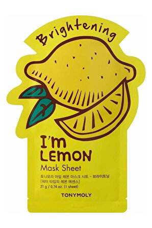 Tonymoly Yüz Maskesi I'm Parlatıcı Limon Cilt Bakımı 21gr