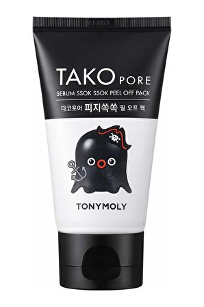Tonymoly Soyulabilir Maske TAKO Pore Gözenek Temizleyici Aktif Karbon Cilt Bakımı 60ml