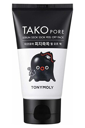 Tonymoly Soyulabilir Maske TAKO Pore Gözenek Temizleyici Aktif Karbon Cilt Bakımı 60ml