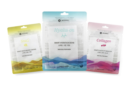 Jkosmec Solution Snail Mask -Solution Hyaluron-Solution Collagen Avantaj Paketi