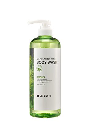 Mizon My Relaxing Time Body Wash Teatree - Rahatlatıcı Çay Ağacı Özlü Duş Jeli