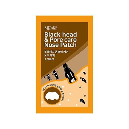 Mjcare Nose Pack Siyah Nokta & Gözenek İçin Temizleyici Burun Bandı