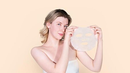 Dermal 10'lu Beyaz Kolajen Özlü Tek Kullanımlık Cilt Bakım Maskeleri