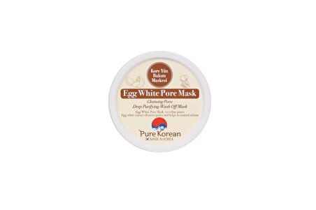 PURE KOREAN EGG WHITE PORE WASH-OFF MASK