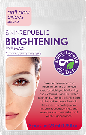 Skin Republic Brightening Halka Karşıtı Bitki Özleri Poliglutamik Asit Tüm Yaşlar Göz Çevresi Krem 25 ml 