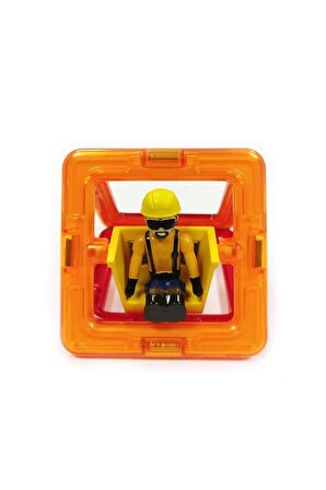Magformers Mıknatıslı Mini Set Construction Worker