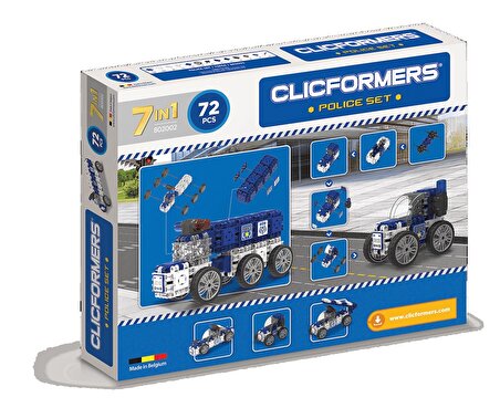 Clicformers Police Set - 72 Parça