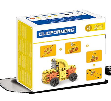 Clicformers Craft Set Yellow - 25 Parça