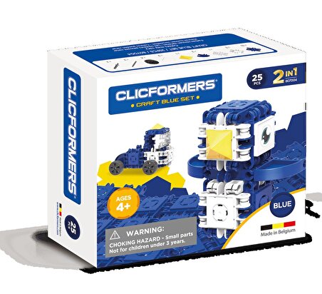 Clicformers Craft Set Blue - 25 Parça