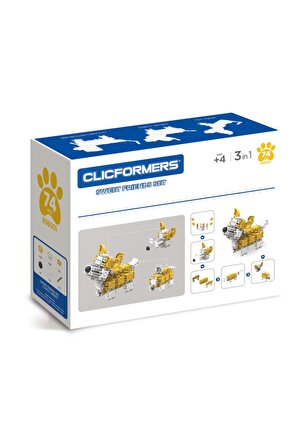 Clickformers Sweet Friends Yaratıcı Yapım Oyuncakları Seti Sevimli Hayvanlar