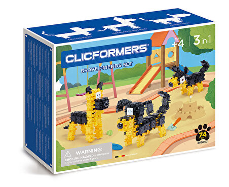 Clicformers Brave Friends Set - 74 Parça