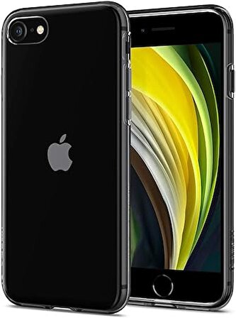 Spigen Apple iPhone SE (2022 / 2020) / iPhone 8 / iPhone 7 Kılıf Liquid Crystal 4 Tarafı Tam Koruma Space Crystal - 042CS20846