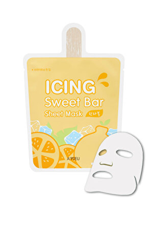 Portakal Özlü Aydınlatıcı Maske APIEU Icing Sweet Bar Sheet Mask (Hanrabong)