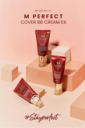 MISSHA Yoğun Kapatıcılık Sunan BB Krem M Perfect Cover BB Cream Ex No: 25