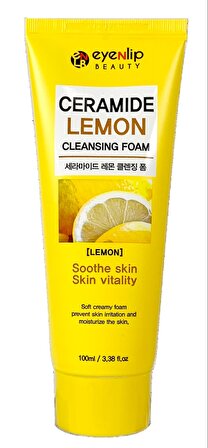 Seramid İçeren Limon Özlü Yüz Temizleme Köpüğü 100 ml