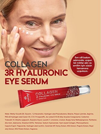 Eyenlip Beauty Kolajen 3R Hyalüronik İçeren Kırışıklık Karşıtı Göz Serumu 25 ml