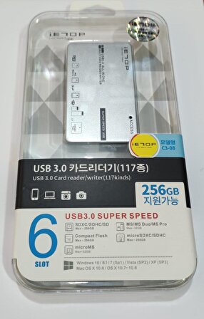İE7OP USB 3.0 PROFESYONEL USB COMPACT FLASH KART OKUYUCU