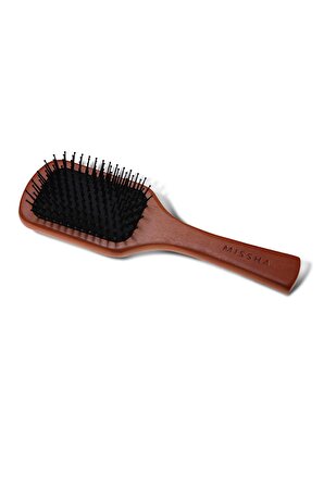 Elektriklenmeyi Önleyen Ahşap Saç Fırçası Wooden Cushion Hair Brush (Medium)